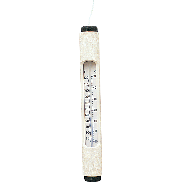 Molded ABS Plastic Cased Swimming Pool Glass Tube Thermometer