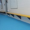 Wall Mounted Powdered Coated Non-Skid Aluminum Benches