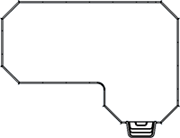 Structural Armor Composite Inground Pool Kits - True L Shaped Inground Pool Kit