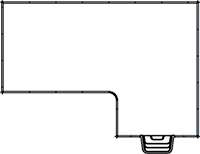 Structural Armor Composite Inground Pool Kits - Grecian True L Shaped Inground Pool Kit